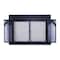 Fireplace Glass Doors Collin Medium Black CI-3501BL - alternate 5
